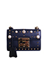 Padlock Pearl Studded, front view